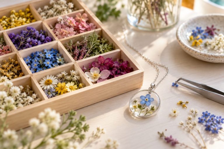 Fleurs séchées pour la résine