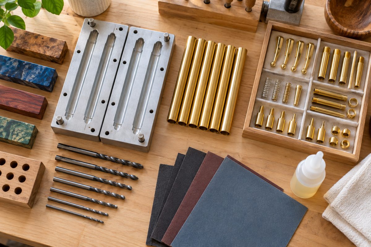 Matériel pour fabriquer des stylos en résine