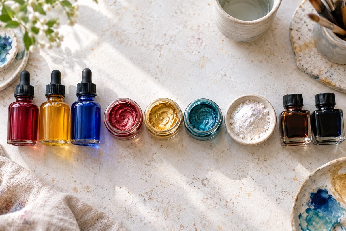 Les types de colorants pour résine