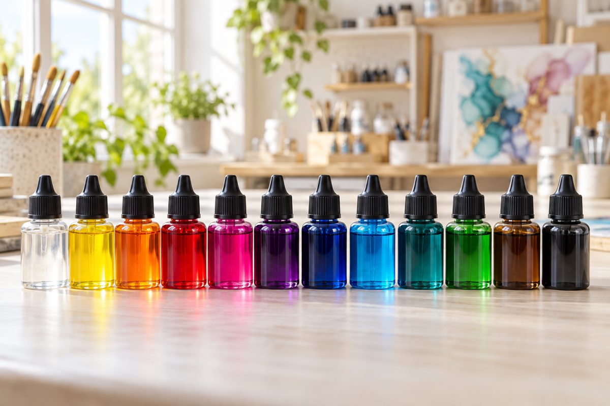 Choisir son encre à alcool pour la résine