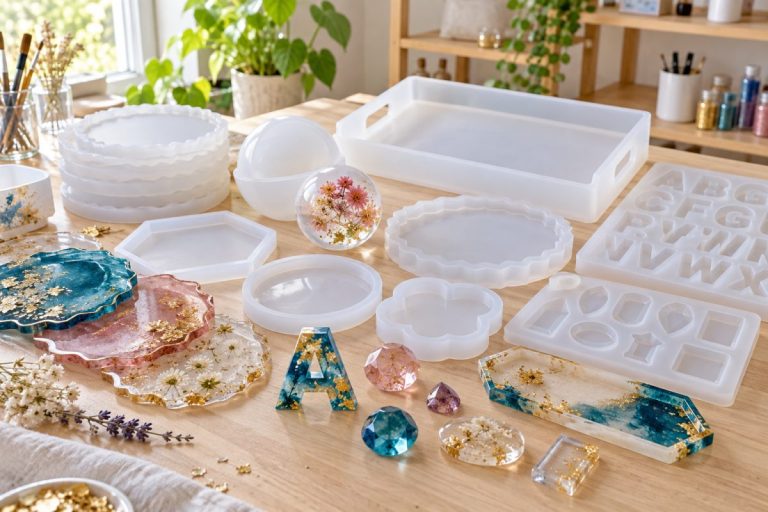 Moules en silicone pour résine époxy de différentes formes