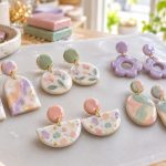 Résine pour pâte polymère : boucles d'oreilles glacées à la résine