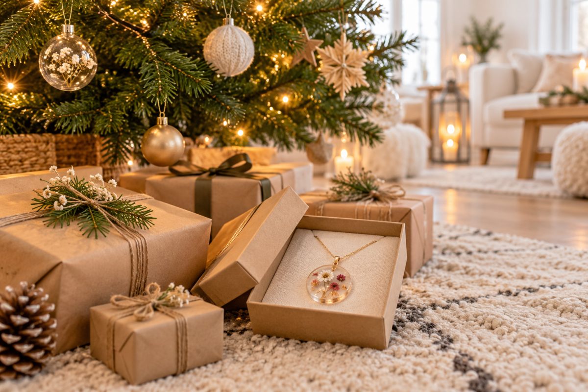 Cadeaux faits main sous le sapin
