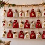 Calendrier de l'Avent en résine fait main