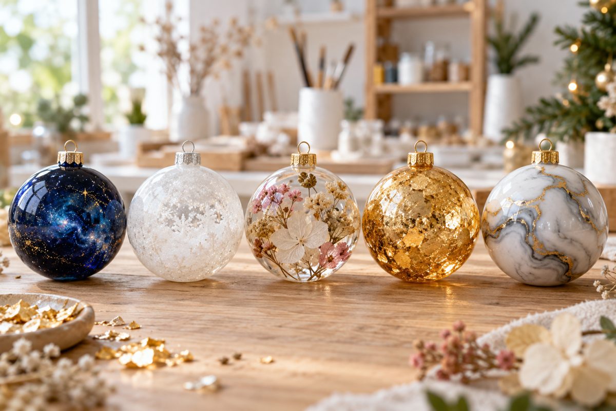 Idées de décors pour boules en résine