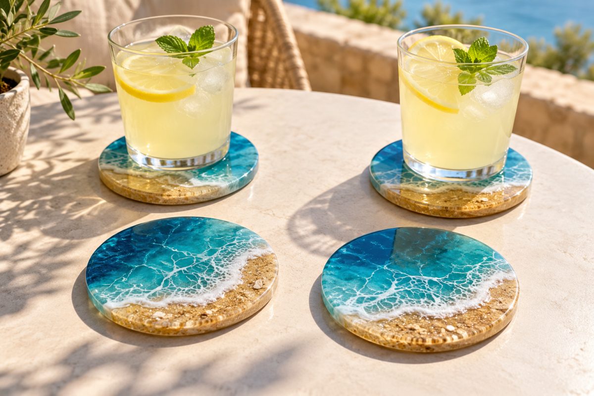Dessous de verre ocean art