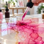 Encre à alcool pour la résine déposée goutte à goutte