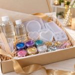 Idée cadeau résine : coffret de matériel pour créatrice