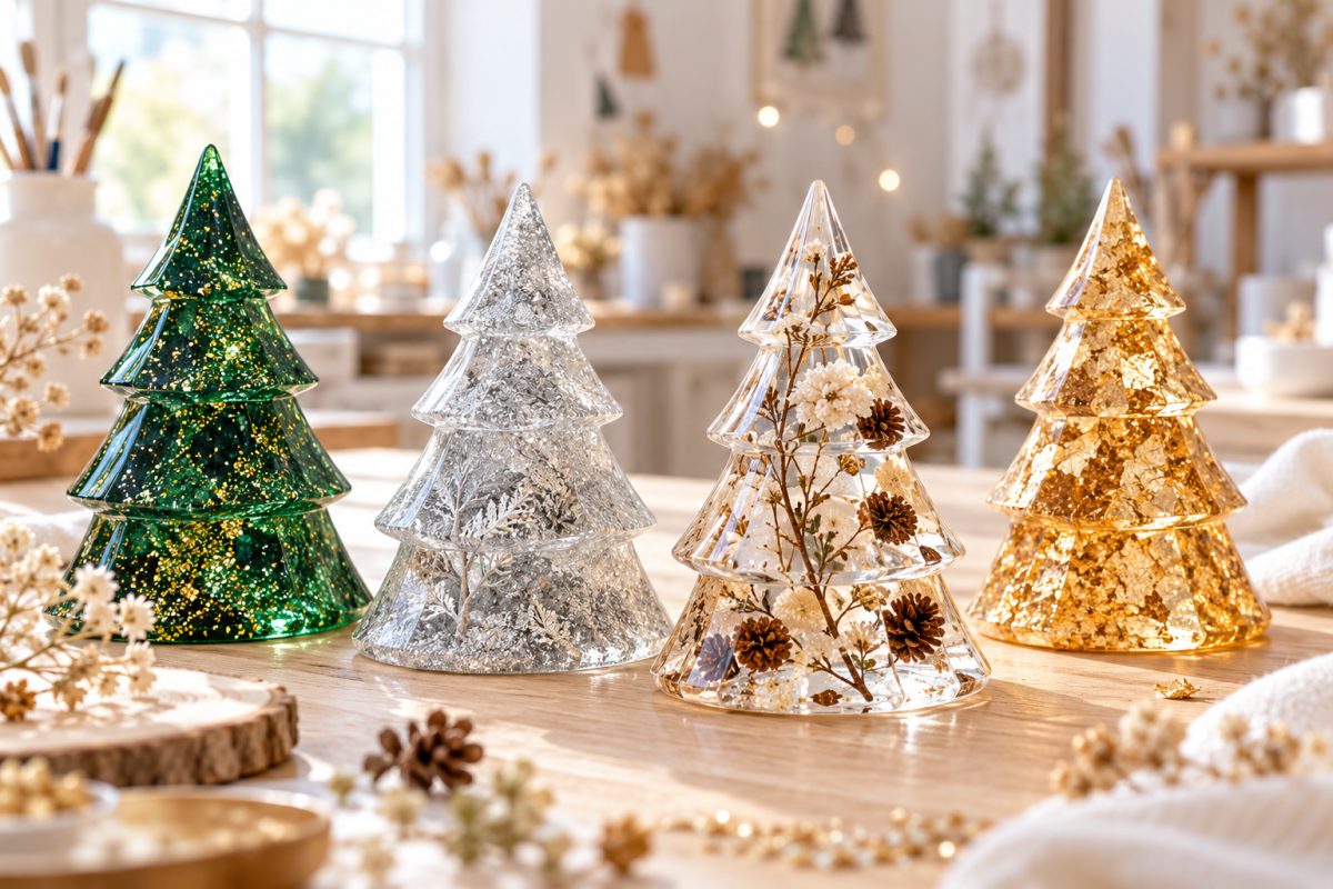 Idées de décor pour sapins en résine