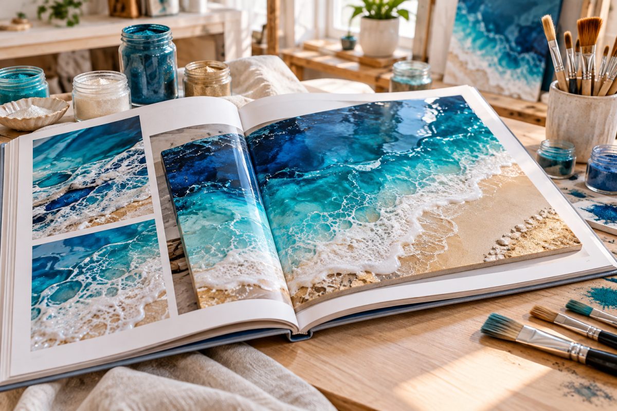 Livre d'art en résine