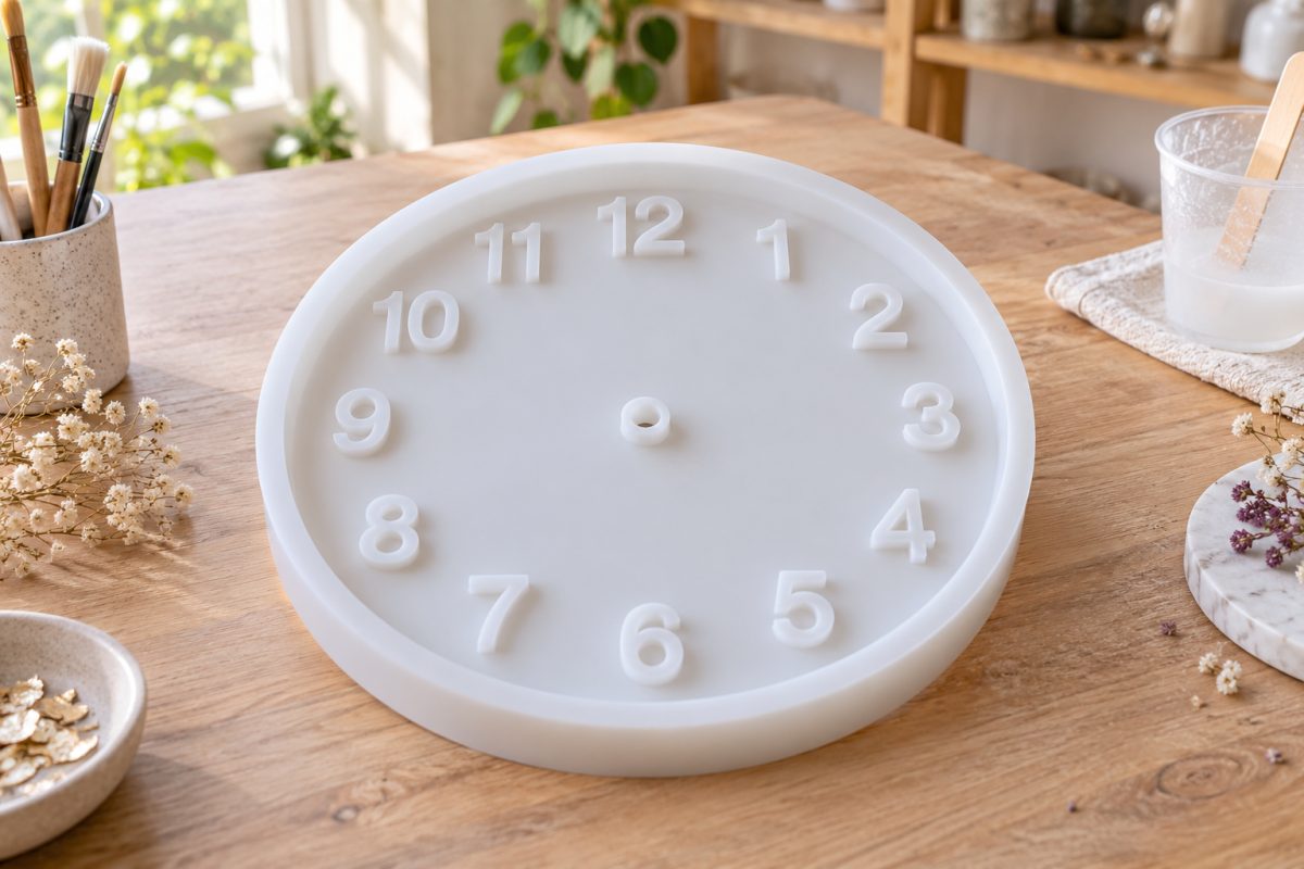 Moule en silicone pour horloge