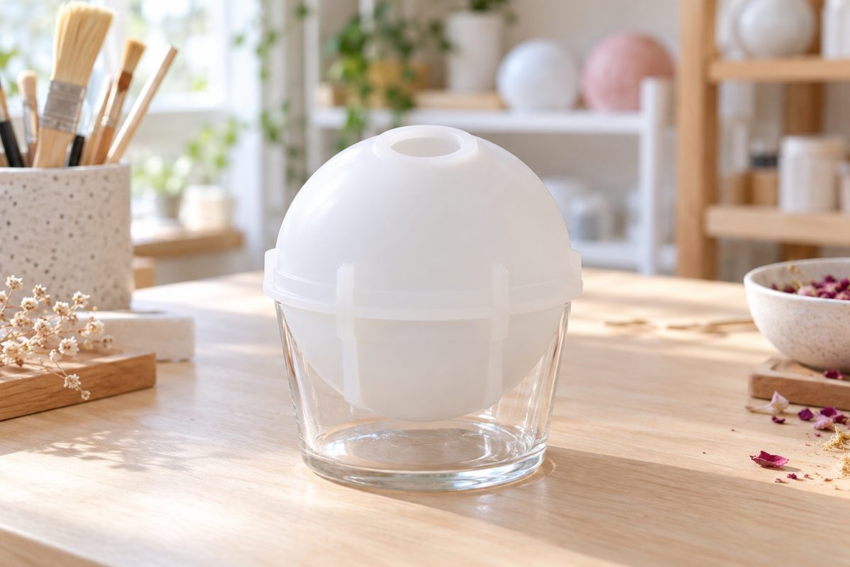 Moule sphérique en silicone