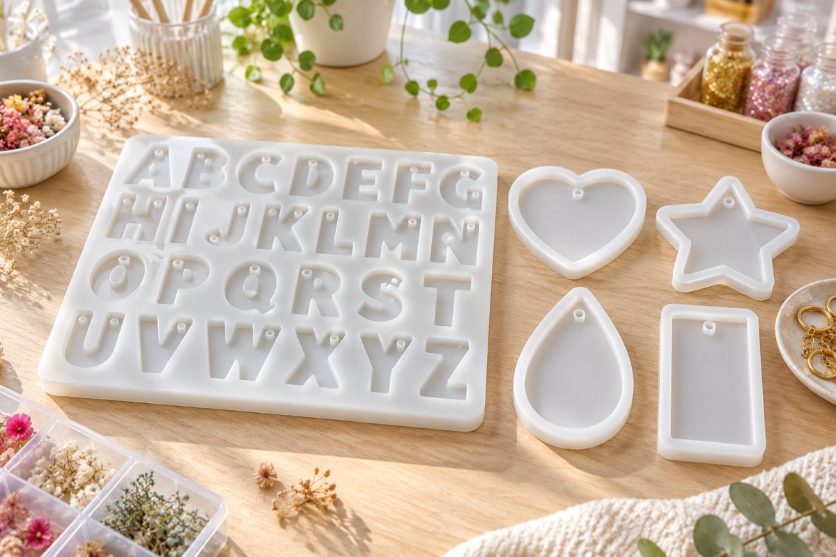 Moules en silicone pour porte-clés