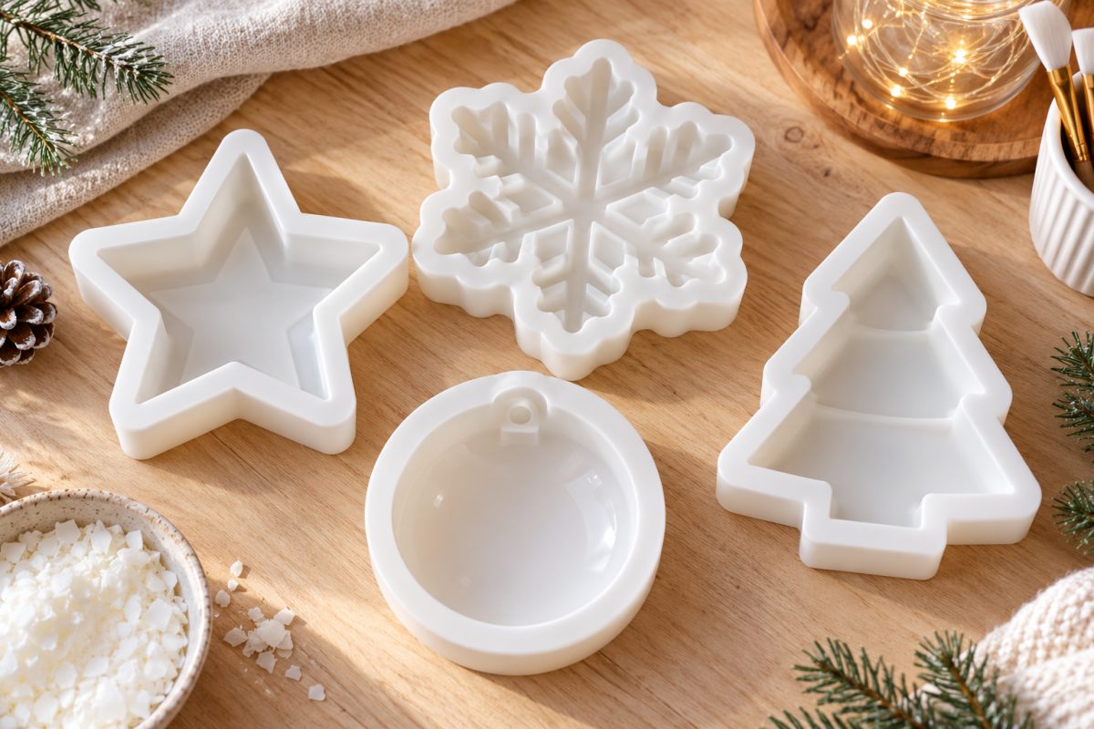 Moules en silicone de Noël
