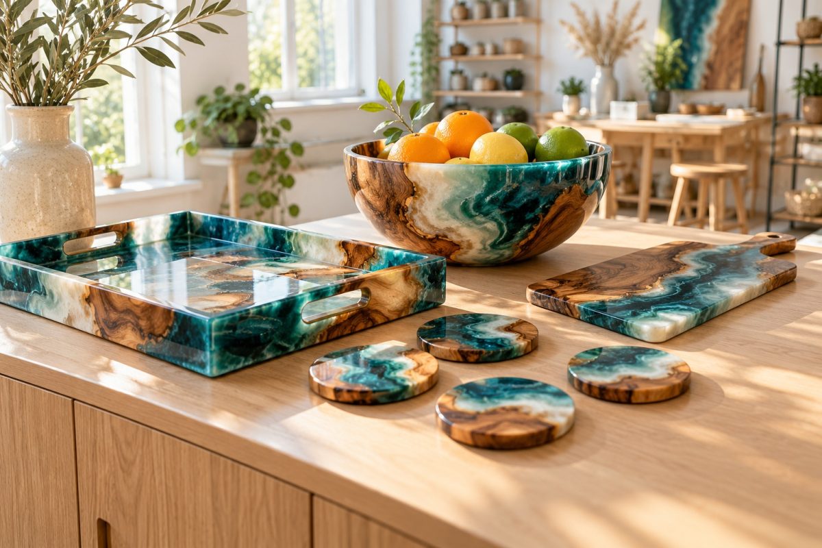 Objets en résine pour la cuisine