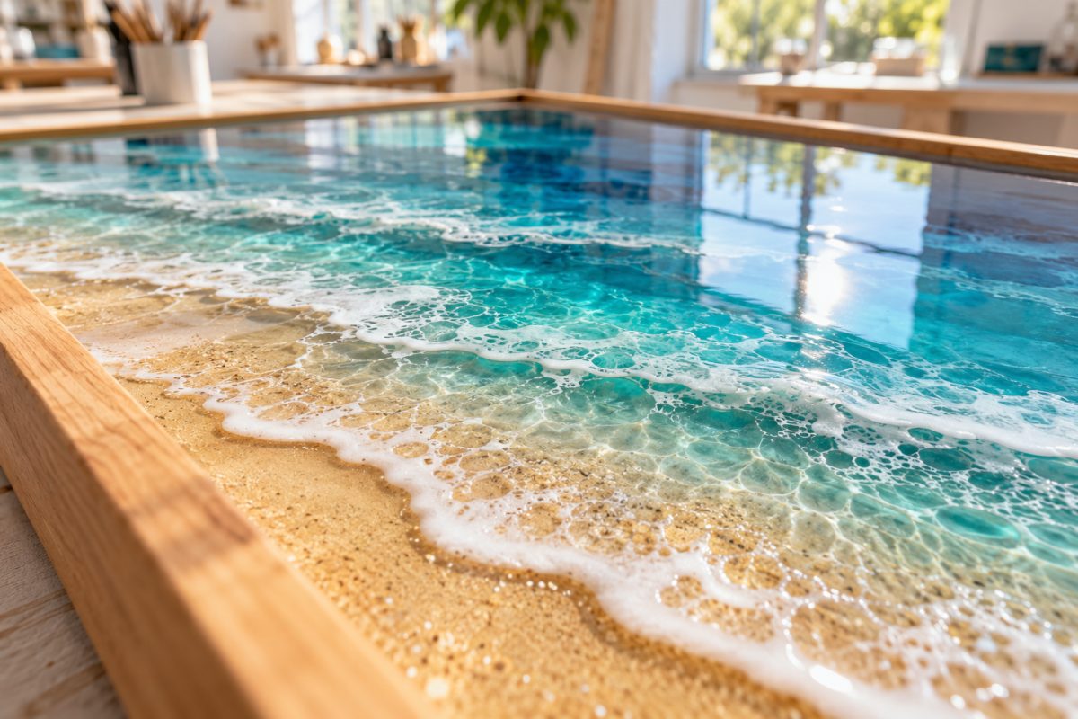 Ocean art en plusieurs couches