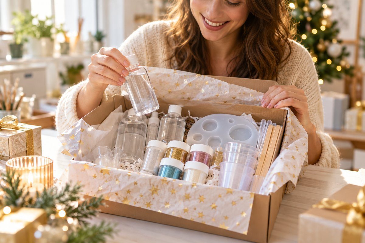 Ouvrir un cadeau pour la résine