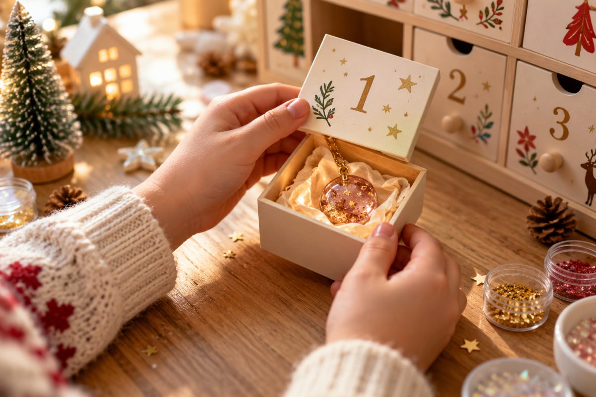 Ouvrir la première case du calendrier