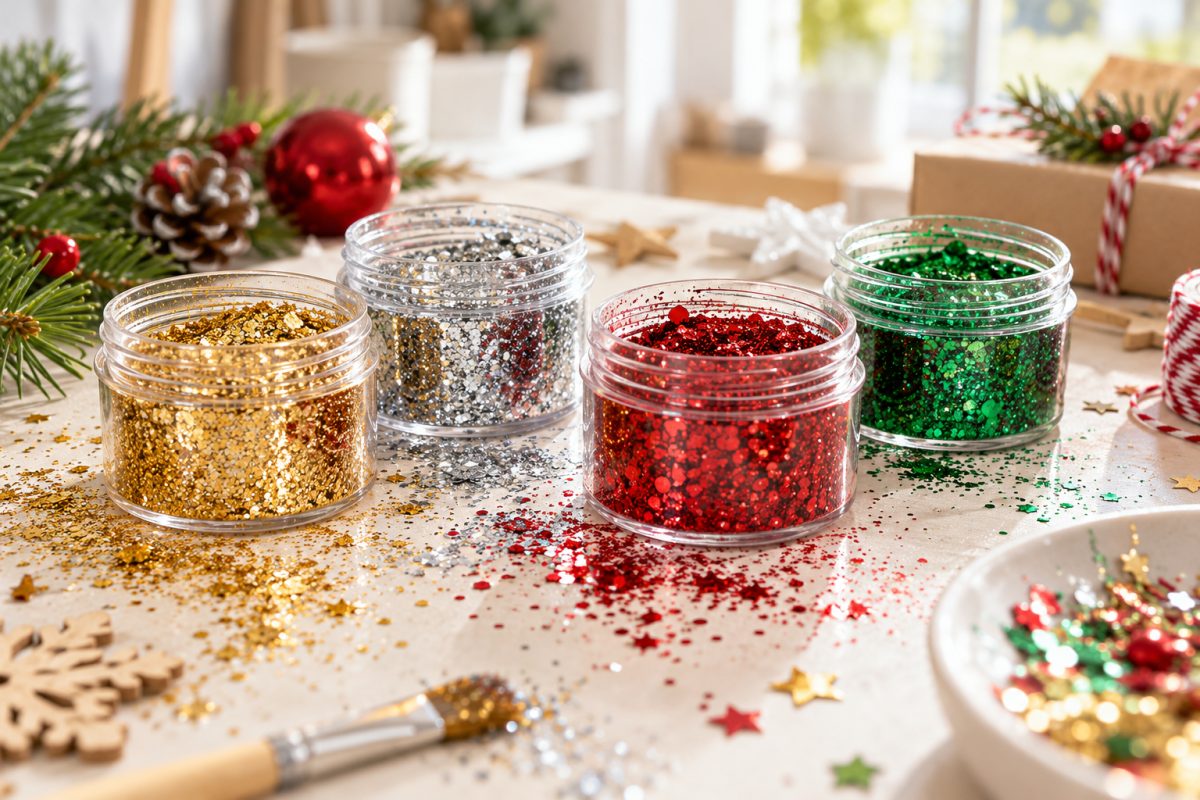 Paillettes pour la résine de Noël