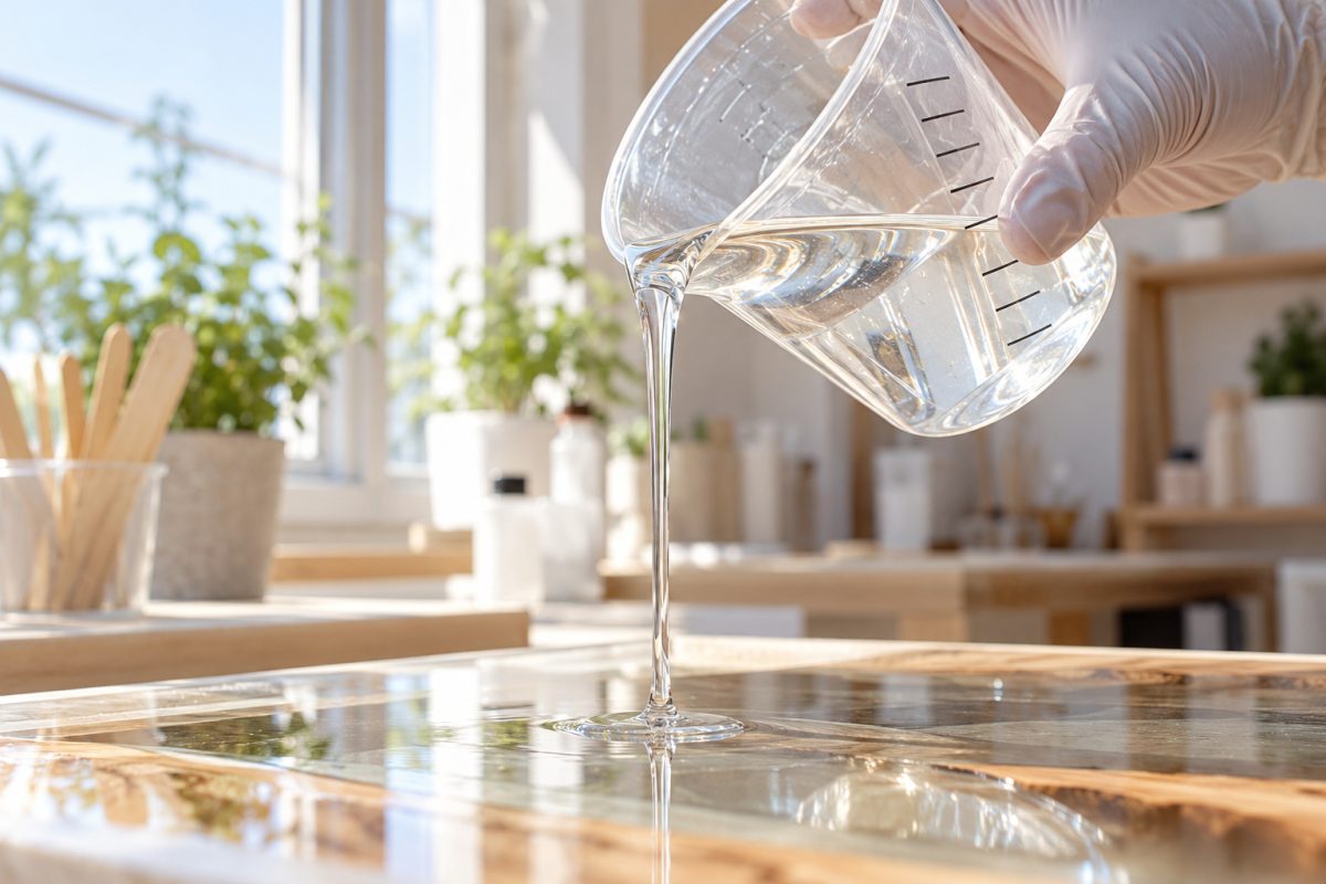 Résine époxy de coulée transparente