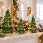 Sapin de Noël en résine fait main