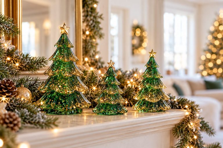 Sapin de Noël en résine fait main