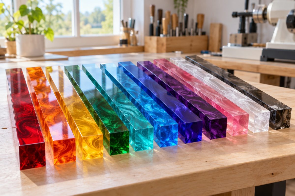 Ébauches de stylos en résine sans bulles