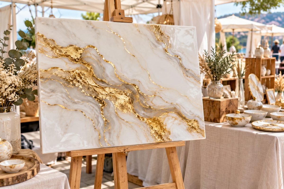 Tableau en résine à vendre